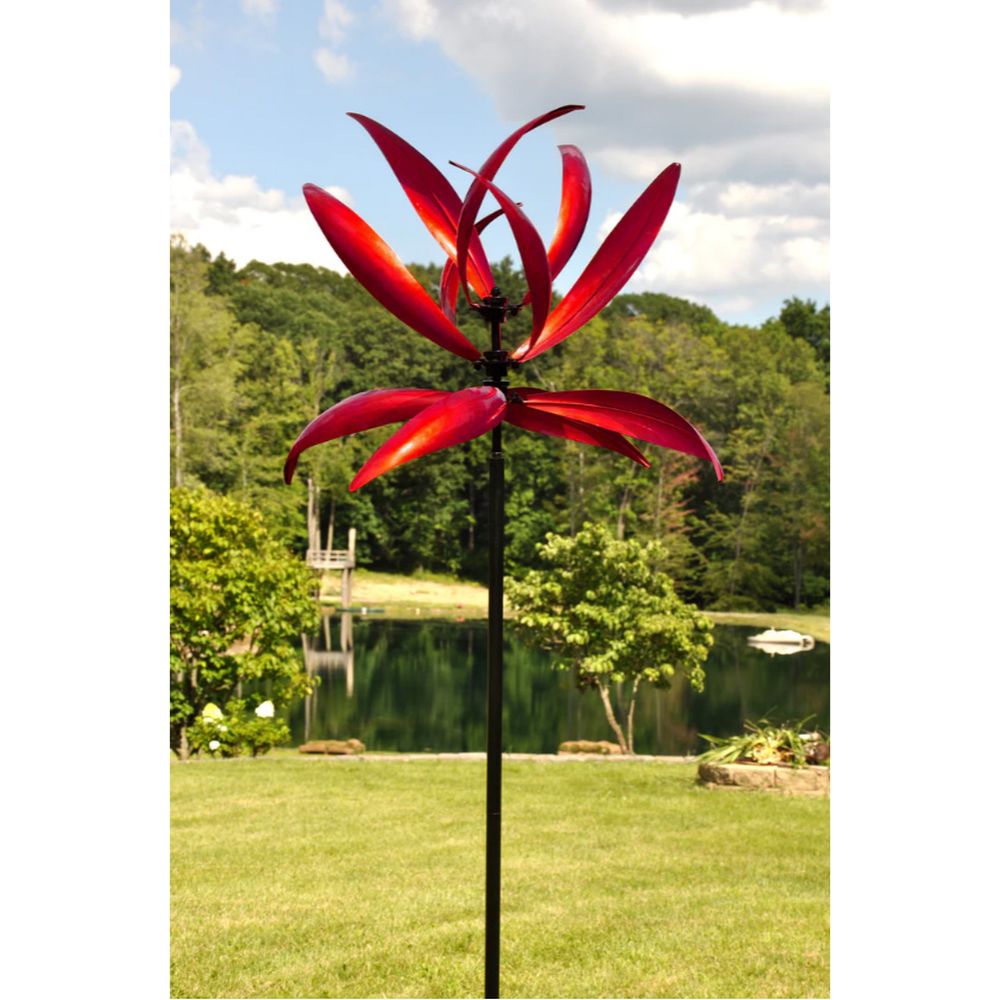 Kinetic Mesa Wind Spinner Red 82